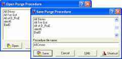Open/Save Purge Procedure